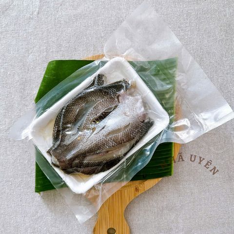 Giao HCM-Khô cá lóc 1 nắng, vừa ăn không mặn, thịt bùi thơm dai ngọt