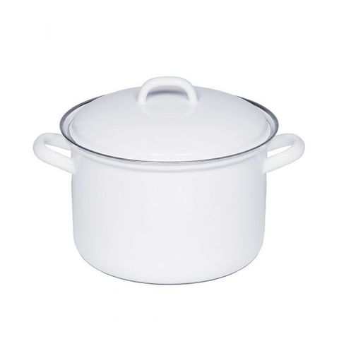 Nồi Dáng Cao Kèm Nắp RIESS WEISS 0122-033 16cm 1.5L Trắng