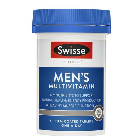 Vitamin Tổng Hợp cho Nam Giới Từ 18 - 50 Tuổi Swisse Ultivite Men's Multivitamin - S/P Chuẩn Úc