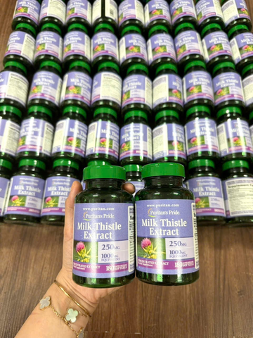 Viên uống giải độc gan Puritan’s Pride Milk Thistle Extract 1000mg 180 viên usa