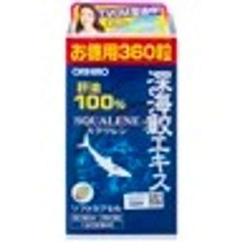 Viên uống giúp chống oxy hóa Orihiro Deep Sea Shark extract (360 viên)