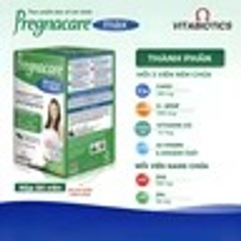 Viên bổ sung vitamin và khoáng chất cho phụ nữ mang thai Pregnacare Max Vitabiotics (84 viên)