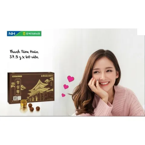 An Cung Ngưu Thanh Tâm Hoàn Chứa Xạ Hương Hộp 60 Viên - Cheong Sim Hwan Giúp Lưu Thông Khí Huyết
