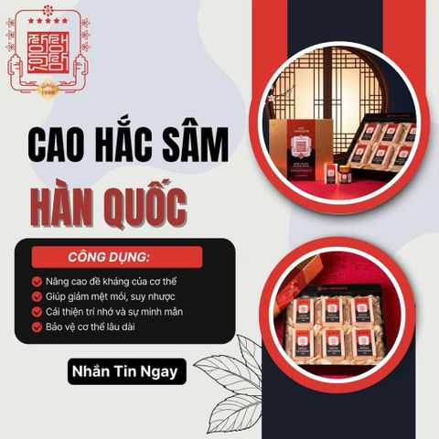 Cao Hắc Sâm JangSeang Hàn Quốc Hộp 6 Lọ x 100g