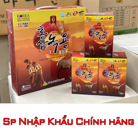 Nước Hồng Sâm Nhung Hươu Kwanghwa Hàn Quốc Hộp 30 Gói x 70ml Hỗ Trợ Bồi Bổ Cơ Thể