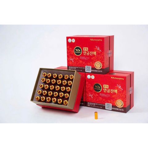 An Cung Ngưu Kwangdong Angung Jinaek 30 Lọ x 20ml Hỗ Trợ Hoạt Huyết Lưu Thông Máu