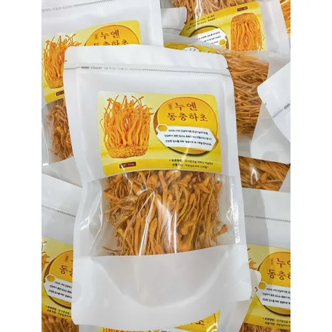 Nấm Đông Trùng Hạ Thảo Hang Quốc Sấy Thăng Hoa Túi 50g