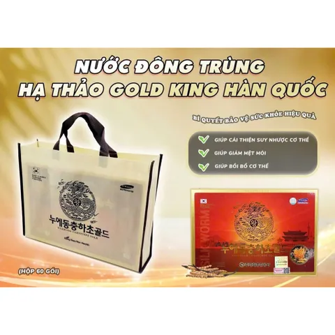 Nước chiết xuất Đông Trùng Hạ Thảo Kanghwa Hàn Quốc hộp 60 gói
