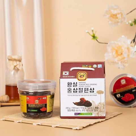 Hồng Sâm Thái Lát Mật Ong 200g Nonghyup Hàn Quốc Hỗ Trợ Giảm Mệt Mỏi, Suy Nhược Cơ Thể Giá Ưu Đãi Hấp Dẫn