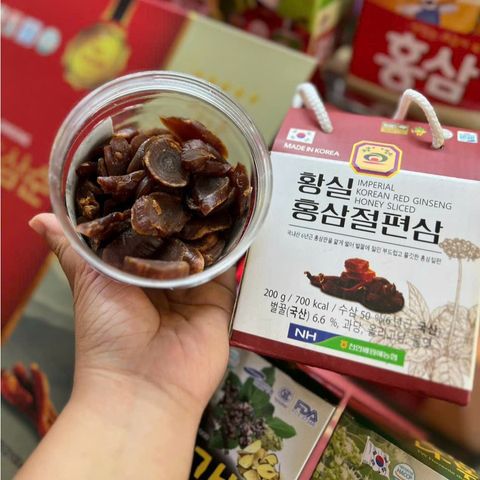 Hồng Sâm Thái Lát Mật Ong 200g Nonghyup Hàn Quốc Hỗ Trợ Giảm Mệt Mỏi, Suy Nhược Cơ Thể Giá Ưu Đãi Hấp Dẫn