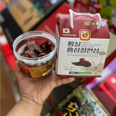 Hồng Sâm Thái Lát Mật Ong 200g Nonghyup Hàn Quốc Hỗ Trợ Giảm Mệt Mỏi, Suy Nhược Cơ Thể Giá Ưu Đãi Hấp Dẫn