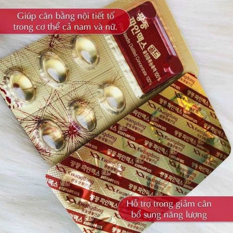 Tinh Dầu Thông Đỏ Kwangdong Hàn Quốc 120 Viên Hỗ Trợ Mỡ Máu, Tiểu Đường, Huyết Áp Tim Mạch Hiệu Quả