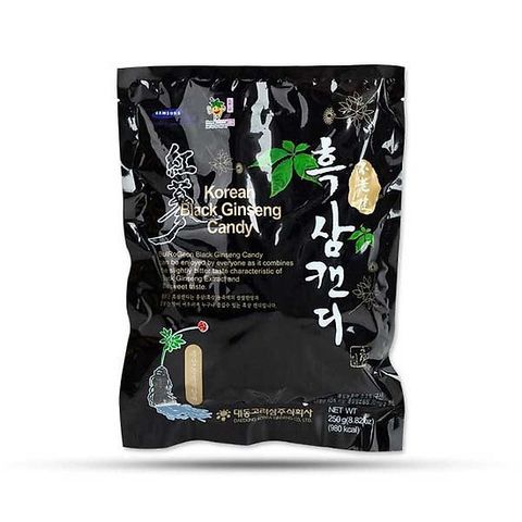 Kẹo Hắc Sâm, Kẹo Sâm Đen Daedong Hàn Quốc 250g Giảm Mệt Mỏi Giúp Tỉnh Táo