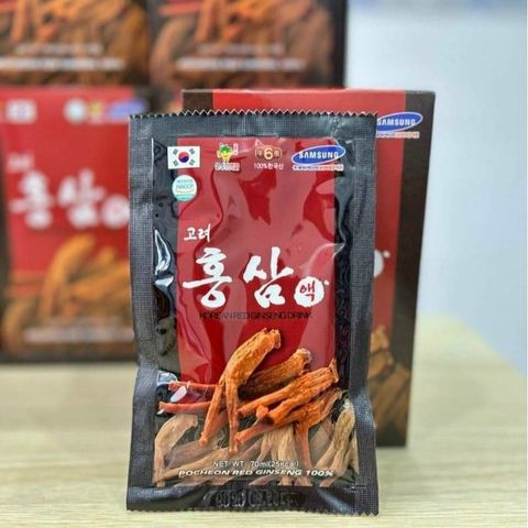Nước Hồng Sâm Pocheon Hàn Quốc Hộp 70ml x 30 Gói