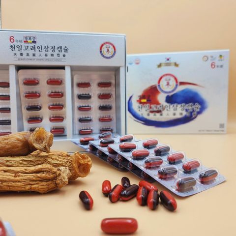 Viên Đạm Thiên Sâm Hàn Quốc Kyoung Bok Gung Red Ginseng Hộp 120 Viên Giúp Hồi Phục Cơ Thể, Tăng Cường Hệ Miễn Dịch