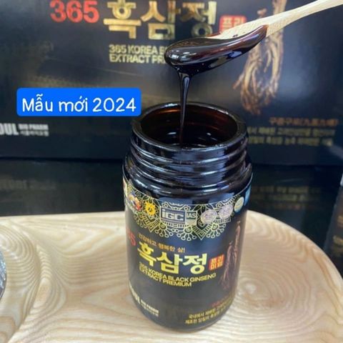 Cao Hắc Sâm Samsung Bio Pharm 365 Hàn Quốc Hộp 4 Lọ x 250g - Korean Black Red Ginseng Samsung Bio Pharm