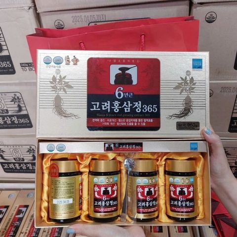 Cao Hồng Sâm 365 Hàn Quốc Hỗ Trợ Giảm Căng Thẳng Mệt Mỏi, Nâng Cao Sức Đề Kháng, Tốt Cho Người Suy Nhược Cơ Thể