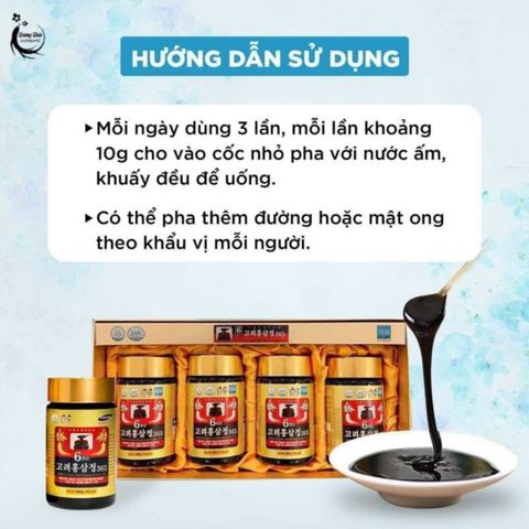 Cao Hồng Sâm 365 Hàn Quốc Hỗ Trợ Giảm Căng Thẳng Mệt Mỏi, Nâng Cao Sức Đề Kháng, Tốt Cho Người Suy Nhược Cơ Thể