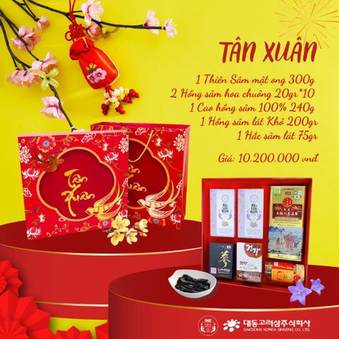 Quà Biếu Tặng Người Thân Bạn Bè Dịp Tết Nguyên Đán Mang Thương Hiệu Daedong Hàn Quốc Sang Trọng Ý Nghĩa