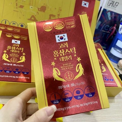 [ Chính Hãng ] Hồng Sâm Stick Daily Hàn Quốc Hộp 60 Gói x 10g - KOREAN RED GINSENG STICK DAILY
