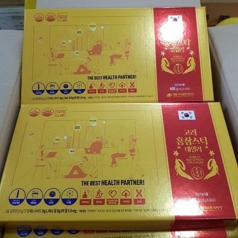 [ Chính Hãng ] Hồng Sâm Stick Daily Hàn Quốc Hộp 60 Gói x 10g - KOREAN RED GINSENG STICK DAILY