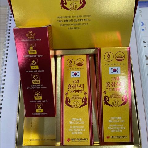 [ Chính hãng ] Stick Hồng sâm Daedong Hàn Quốc Hàn quốc Premium 10 ml x 30 Gói