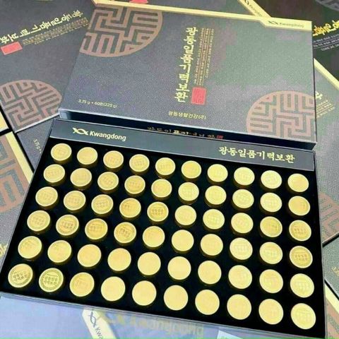 An Cung Ngưu Hoàng Hoàn Kwangdong 60 Viên Hàn Quốc Hoạt Huyết Ngừa Tai Biến Đột Quỵ