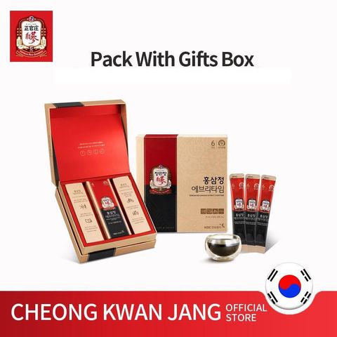 [ Chính Hãng ] Tinh Chất Hồng Sâm KGC Cheong Kwan Jang Everytime Original 30 Gói x 10 ml
