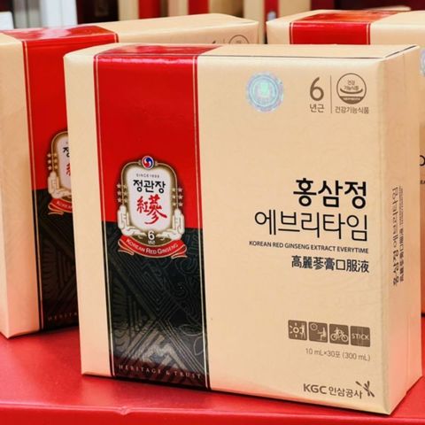 [ Chính Hãng ] Tinh Chất Hồng Sâm KGC Cheong Kwan Jang Everytime Original 30 Gói x 10 ml
