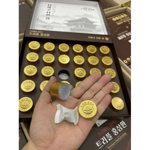 [ Nội Địa ] Viên Hoàn Hồng Sâm Hàn Quốc Premium Red Ginseng Hộp 30 Viên x 3.75g