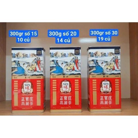 Hồng Sâm Chình Phủ KGC Cheong Kwan Jang Hàn Quốc Hộp 300g Hỗ Trợ Chăm Sóc Sức Khỏe Toàn Diện