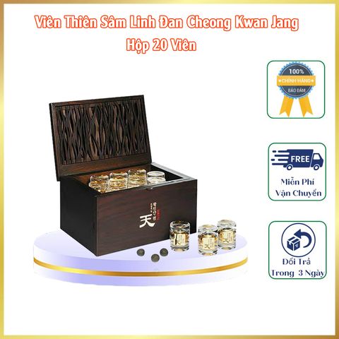 Viên Thiên Sâm Linh Đan Chính Phủ KGC Cheong Kwan Jang 20 Viên Chăm Sóc Sức Khỏe Toàn Diện