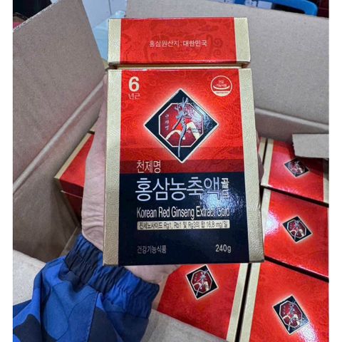 Tinh Chất Hồng Sâm Cheonjemyeong Hàn Quốc Rg1, Rb1, Rg3 Hàm Lượng 16,8mg/g Hộp 240g