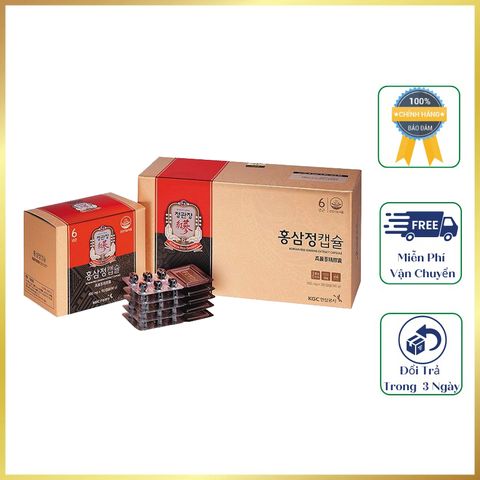 Viên hồng sâm Hàn Quốc KGC Cheong Kwan Jang Extract Capsule 600mg x 300 viên Chăm Sóc Sức Khỏe Toàn Diện