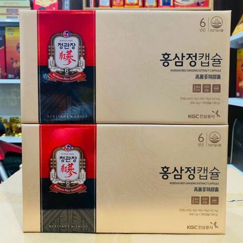 Viên hồng sâm Hàn Quốc KGC Cheong Kwan Jang Extract Capsule 600mg x 300 viên Chăm Sóc Sức Khỏe Toàn Diện