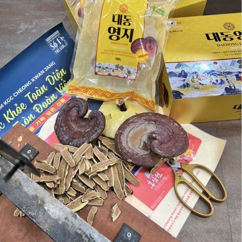 Nấm Linh Chi Daedong Hàn Quốc Hộp 1 Kg, Tăng Cường Sức Khoẻ Và Hệ Miễn Dịch, Thải Độc Gan