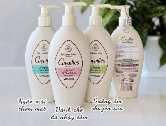 Dung dịch vệ sinh phụ nữ Cavailles Intime Pháp 250ml [hàng nhập khẩu]