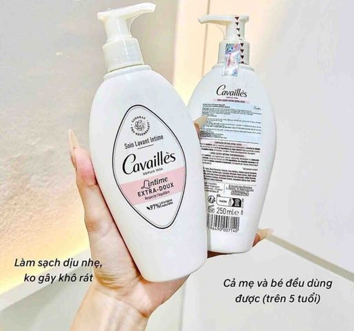 Dung dịch vệ sinh phụ nữ Cavailles Intime Pháp 250ml [hàng nhập khẩu]