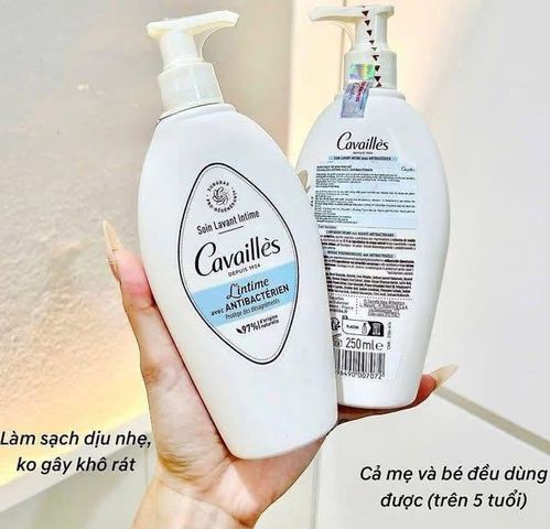 Dung dịch vệ sinh phụ nữ Cavailles Intime Pháp 250ml [hàng nhập khẩu]