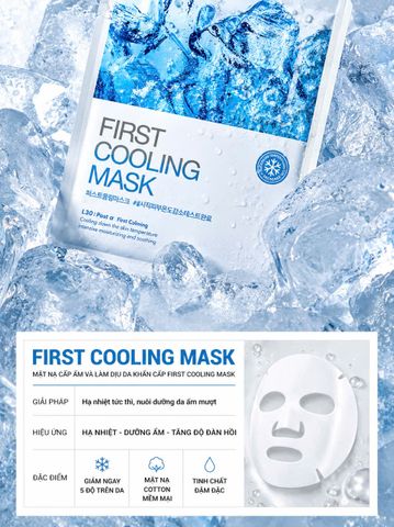 Mặt nạ giấy dịu da, phục hồi Cell Fusion C First Cooling Mask 27g