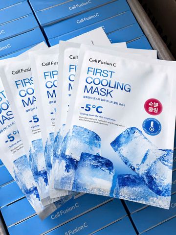 Mặt nạ giấy dịu da, phục hồi Cell Fusion C First Cooling Mask 27g