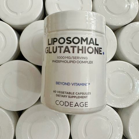 Viên uống Trắng Da - Cải Thiện Sắc Tố Da Codeage Liposomal Glutathione 1000 mg 60 viên - SP Chuẩn Mỹ