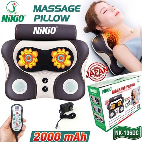 Máy massage cổ vai gáy Nikio NK-136 - Xoa bóp lưng và hỗ trợ giảm đau hiệu quả