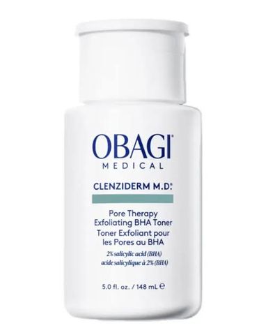 Toner BHA Obagi Clenziderm MD Pore Therapy 2% 148ml - Giảm mụn, kiểm soát dầu, làm sạch sâu lỗ chân lông, sản phẩm chăm sóc da chuyên nghiệp.
