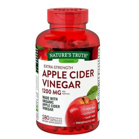 Viên Giấm Táo Hữu Cơ Nature's Truth Apple Cider Vinegar 1200 mg - 180 viên - Hỗ Trợ Giảm Cân & Duy Trì Vóc Dáng Thon Gọn - S/P Chuẩn Mỹ