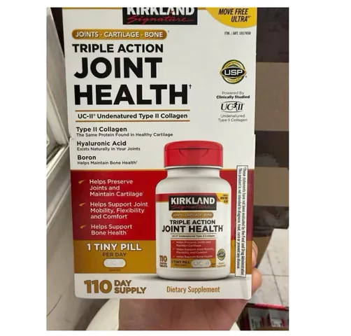 Viên uống hỗ trợ khớp Kirkland Signature Triple Action Joint Health 110 viên