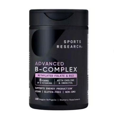 Viên uống Bổ Sung Vitamin B Sports Research Advanced B-Complex 180 viên - S/P Chuẩn Mỹ