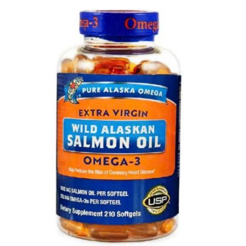 [Mẫu Mới] Dầu Cá Hồi Pure Alaska Omega Wild Alaska Salmon Oil Omega-3 - 210 viên - Hỗ trợ Sức Khỏe Tim Mạch/Não Bộ/Thị Lực - S/P Chuẩn Mỹ