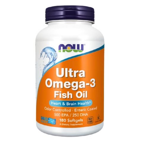 Viên uống Dầu Cá Cô Đặc Now Foods Ultra Omega-3 Fish Oil - Hỗ Trợ & Bảo Vệ Sức Khỏe Tim Mạch/Thị Lực/Não Bộ - SP Chuẩn Mỹ