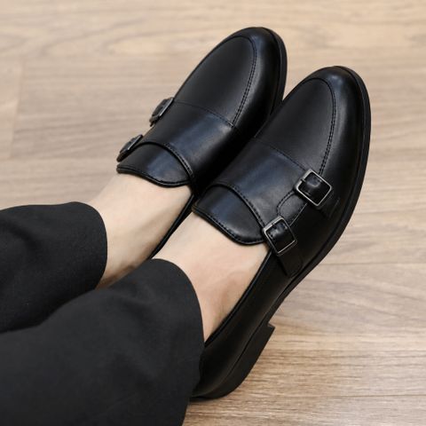 ( BAN L66 ) Giày lười MonkStrap sành điệu trẻ trung, Giày chụp kỷ yếu đi tiệc giá rẻ đế cao su đúc chống trượt có khâu